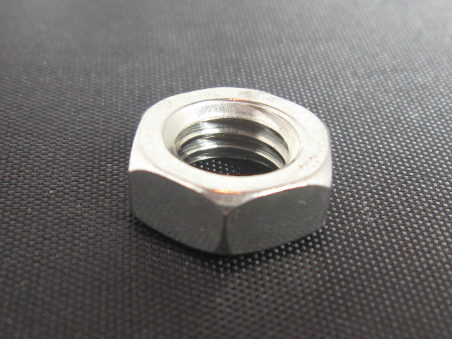 (image for)  3/8-24 lefthand hex jam nut ss